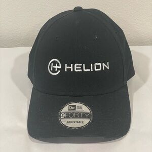 NWT Helion Black Adjustable Cap